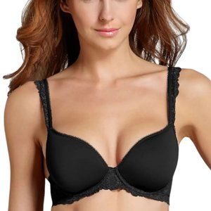 Simone Perele 'Caressence 3D' Plunge Bra, Black 32F or 32DDD